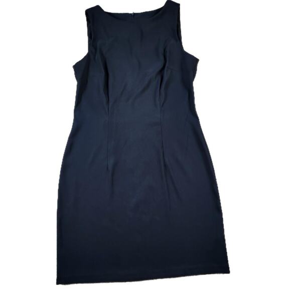 AB STUDIO LITTLE BLACK DRESS OFFICEWEAR BUSINESS GOTH - Picture 1 of 4